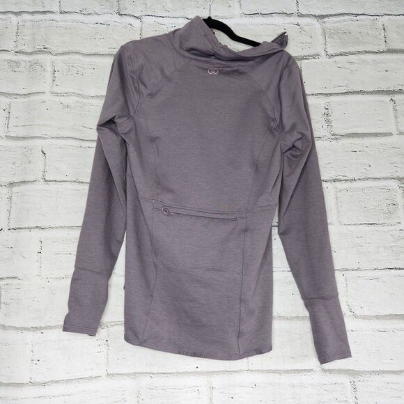 Calia Long Sleeve Workout Jacket Womens Large Purple Athleisure Stretch Casual - Picture 2 of 8